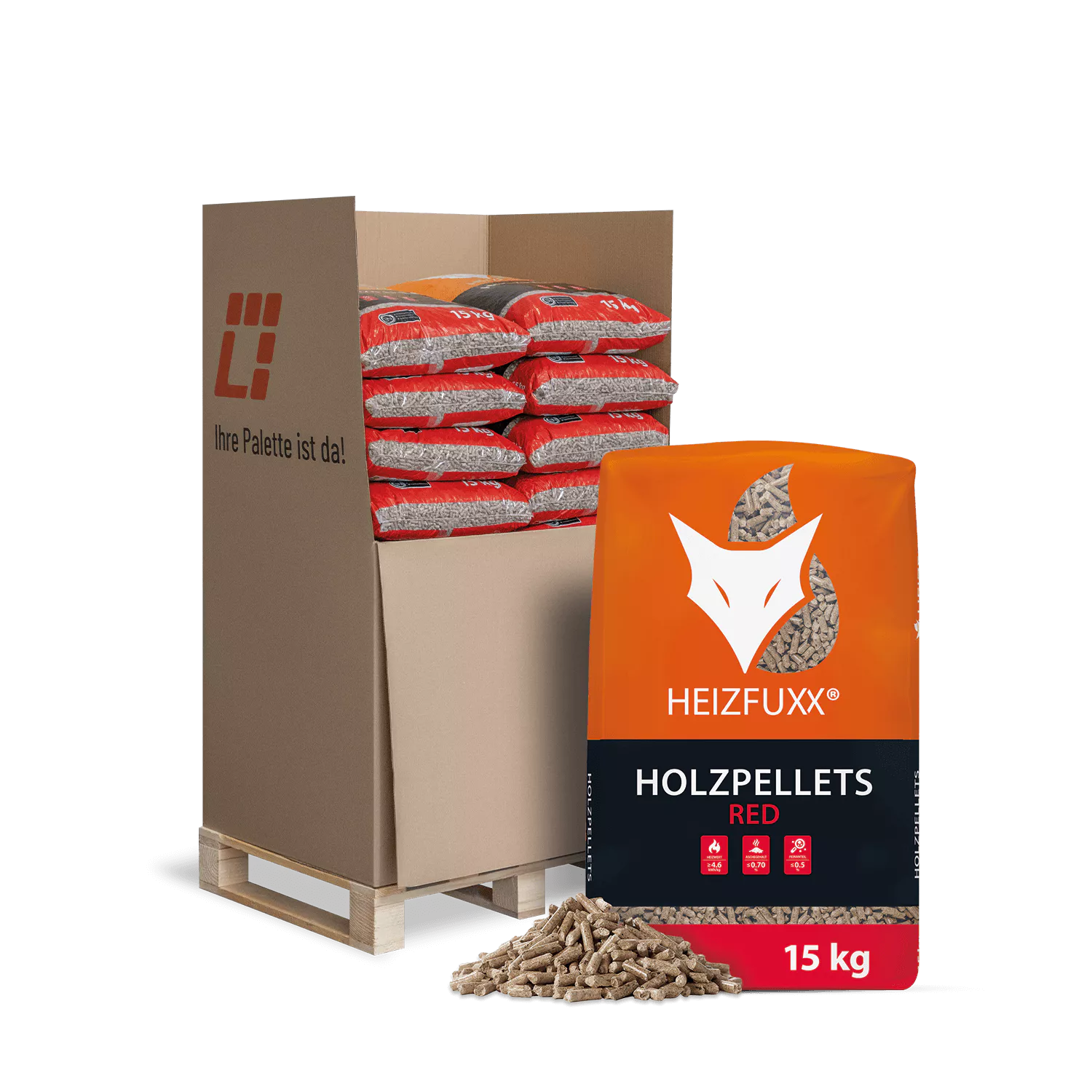 HPP15-holzpellets-RED-20erPalette-Produkt.webp Holzpellets Red 20 x 15 kg – Image 1
