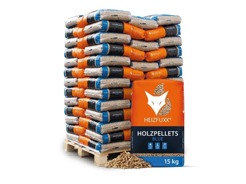 image-371.jpeg Heizfuxx Holzpellets Blue 15kg x 65 Sack 975kg Palette – Image 1