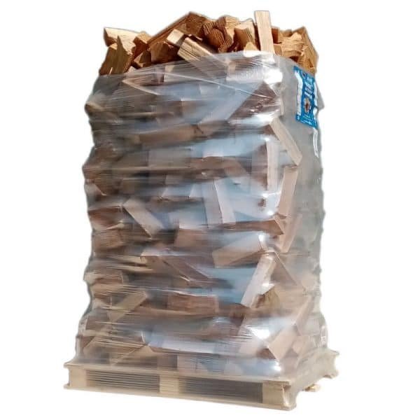 Kaminholz 40 cm mit hoher Heizleistung – 2 m³ – 1,85 Ster – Eiche, Hainbuche, Buche und Esche – kammergetrocknet